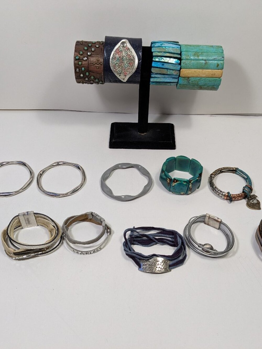Statement Bracelet Lot 17 Fashion Jewelry Ready to Wear Variety Styles Colors